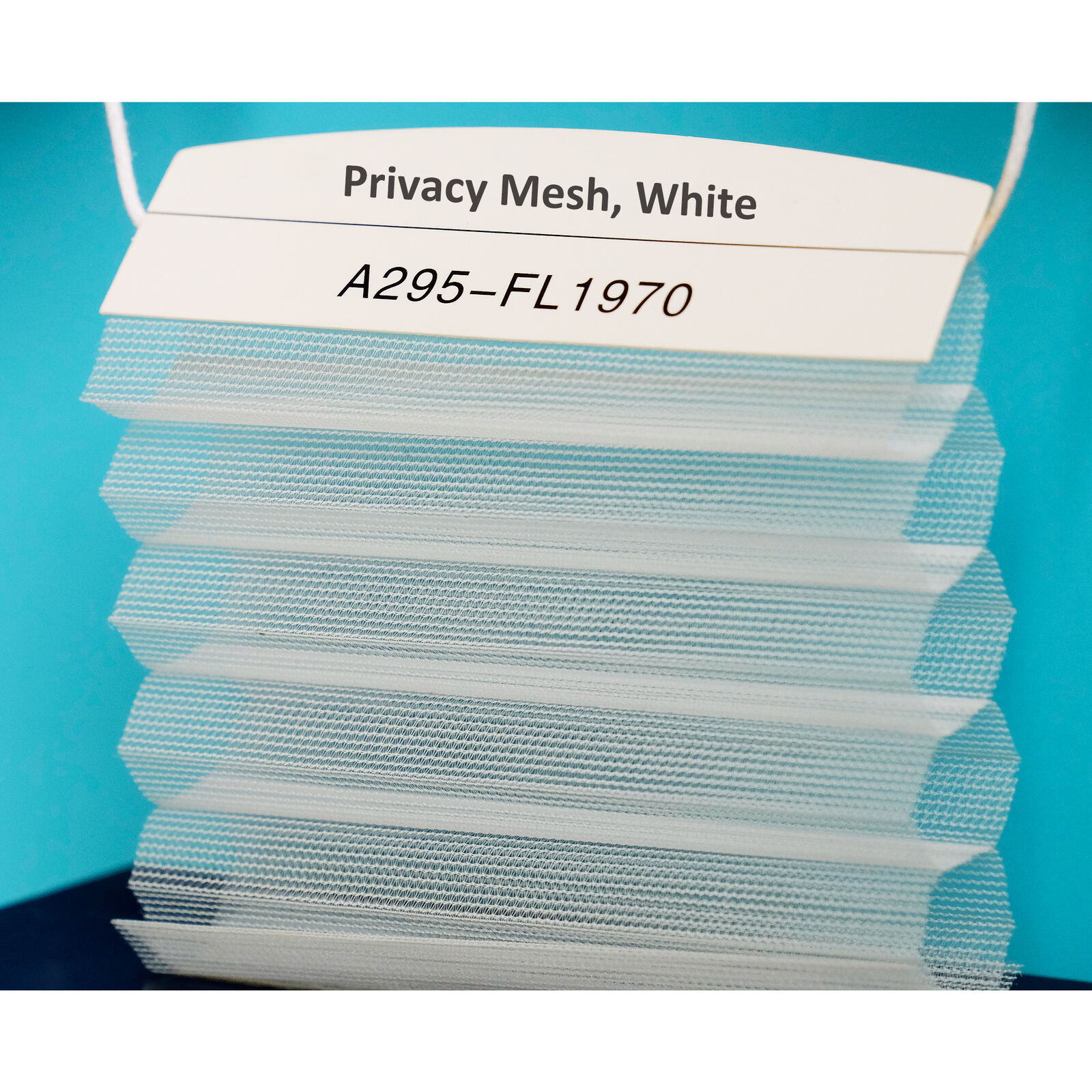 White privacy mesh fabric